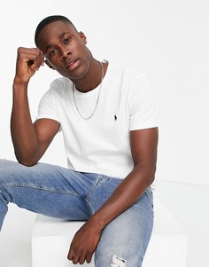 Белая футболка для дома с логотипом Polo Ralph Lauren-Белый