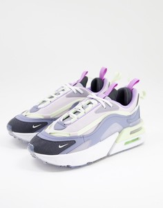 Фиолетово-серые кроссовки Nike Air Max Furyosa-Серый