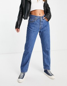 Синие выбеленные джинсы до щиколотки Levis 501-Голубой Levis®