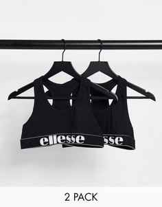 Набор из 2 черных бралеттов Ellesse-Черный цвет