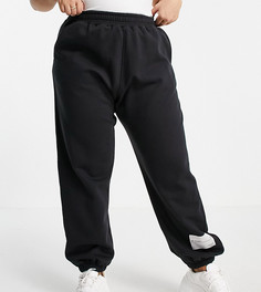 Черные oversized-джоггеры Public Desire Curve-Черный цвет