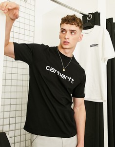 Черная футболка Carhartt WIP-Черный цвет