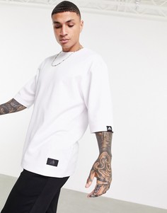 Белая футболка в утилитарном стиле adidas-Белый