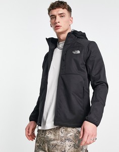 Черная куртка с капюшоном The North Face Quest Softshell-Черный цвет