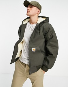 Куртка с ворсовой подкладкой Carhartt WIP Active-Коричневый цвет