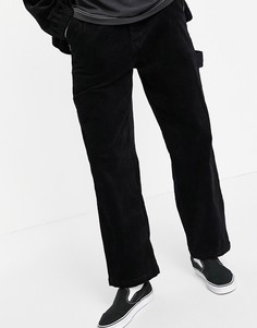 Черные рабочие брюки из вельвета Vintage Supply-Черный