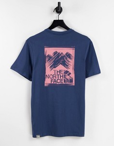 Футболка The North Face Stroke Mountain эксклюзивно на ASOS-Голубой