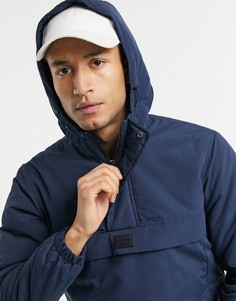 Темно-синяя куртка без застежки Jack & Jones Originals-Темно-синий