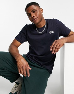 Темно-синяя футболка The North Face Simple Dome-Темно-синий