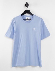 Светло-голубая футболка adidas Originals essentials-Голубой