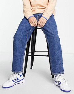 Синие джинсы с широкими штанинами Jack & Jones Intelligence Rob-Темно-синий