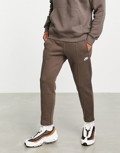 Суженные книзу джоггеры коричневого цвета Nike Club-Коричневый цвет