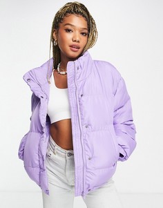 Фиолетовый пуховик в стиле oversized из переработанных материалов ASOS DESIGN-Фиолетовый цвет