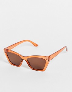 Женские солнцезащитные очки «кошачий глаз» в бежевой оправе AJ Morgan-Светло-бежевый цвет