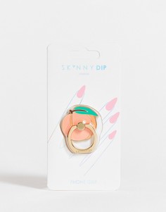 Кольцо для телефона в форме персика Skinnydip-Разноцветный