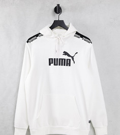 Худи белого цвета с логотипом PUMA-Белый