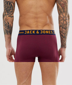 Набор из 3 боксеров-брифов с контрастным поясом Jack & Jones-Многоцветный