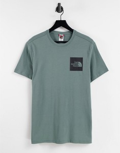 Зеленая футболка The North Face Fine-Зеленый цвет