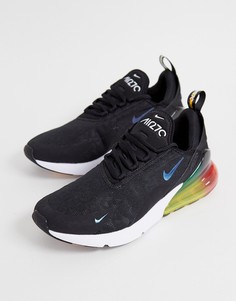 Черные кроссовки премиум-класса Nike Air Max 270-Черный