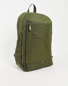 Рюкзак цвета хаки с тисненым логотипом Puma-Зеленый цвет