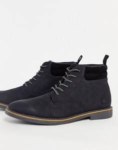 Черные ботинки River Island-Черный цвет