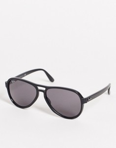 Черные солнцезащитные очки-авиаторы унисекс в стиле 70-х Ray-Ban-Черный цвет