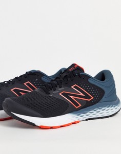 Кроссовки серого/синего цвета New Balance 520 V7-Серый