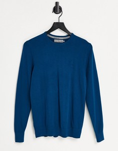Джемпер с круглым вырезом Calvin Klein Jeans-Голубой