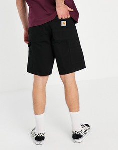 Черные шорты в рабочем стиле до колен Carhartt WIP Single-Черный