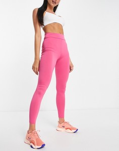 Ярко-розовые спортивные леггинсы Threadbare Fitness-Розовый цвет