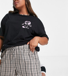 Эксклюзивные шорты в клетку Noisy May Curve-Разноцветный