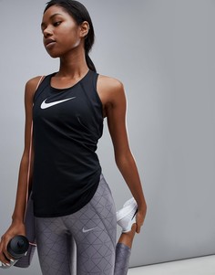 Черный топ Nike Pro Training