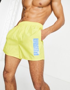 Желтые шорты для плавания Puma ESS-Желтый