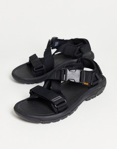 Черные сандалии Teva Hurricane Verge-Черный цвет