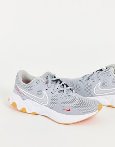 Серые кроссовки Nike Running Renew Ride 2-Серый