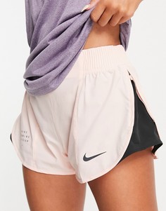 Розовые шорты Nike Run Division Dri-FIT Tempo Luxe-Розовый цвет