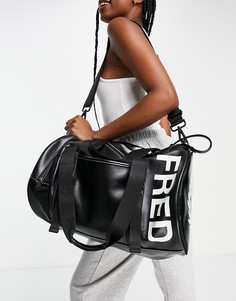 Черная спортивная сумка с логотипом Fred Perry Laurel Wreath-Черный цвет