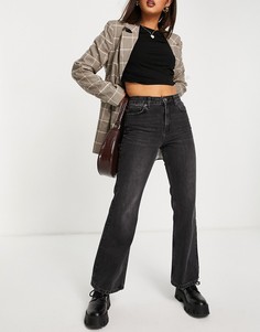 Выбеленные черные джинсы Topshop Zed-Черный цвет