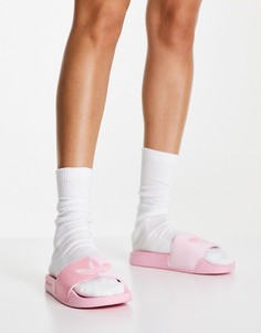 Розовые шлепанцы adidas Originals adilette Lite-Розовый цвет