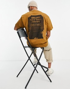 Коричневая футболка Carhartt WIP Goods-Коричневый цвет