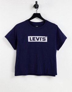 Синяя футболка с графическим принтом тай-дай Levis-Голубой Levis®