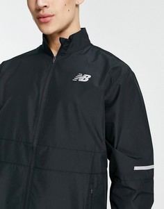 Черная куртка с логотипом New Balance Accelerate-Черный цвет
