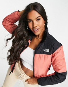 Розовая дутая куртка The North Face Gosei-Розовый цвет