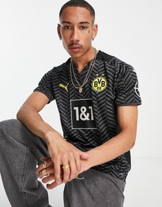 Серая рубашка Puma Football Borussia Dortmund 21/22 Away-Серый