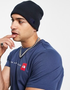 Темно-синяя шапка-бини из переработанных материалов The North Face Bones-Темно-синий