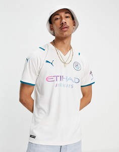 Белая рубашка Puma Football Manchester City 21/22-Белый