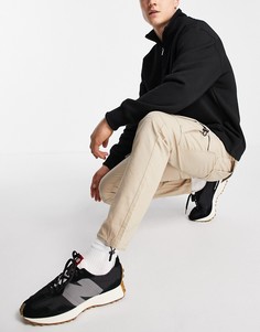 Светло-бежевые зауженные брюки карго с карманами по бокам Topman-Светло-бежевый цвет