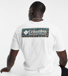 Белая футболка с принтом на спине Columbia North Cascades – эксклюзивно для ASOS-Белый