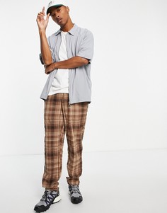 Светло-серое oversized-поло с рукавами реглан до локтя и декоративными швами ASOS DESIGN-Серый