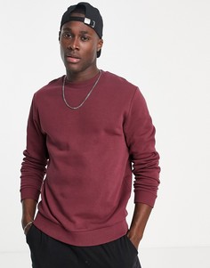 Бордовый свитшот ASOS DESIGN-Красный